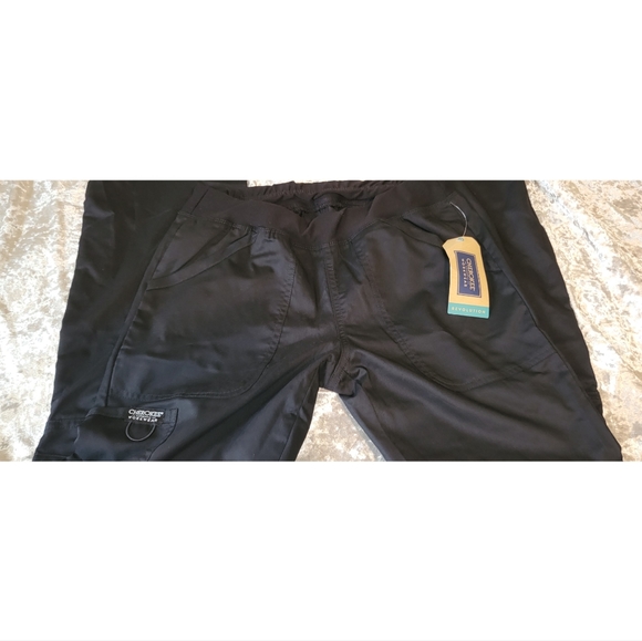 Cherokee Authentic Workwear Women's Scrub Pants Bottoms Uniform Stright Leg - Picture 4 of 6